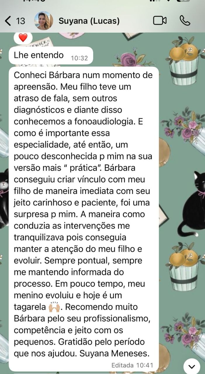 Depoimento de Suyana, mãe do Lucas